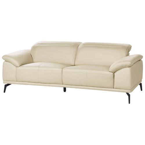 Canapé 3 Places Vejen Cuir Pu Beige