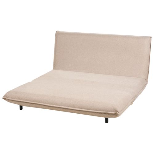 Canapé-lit 2 Places Abisko Lin Synthétique Beige