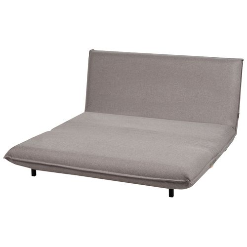 Canapé-lit 2 Places Abisko Lin Synthétique Gris Foncé