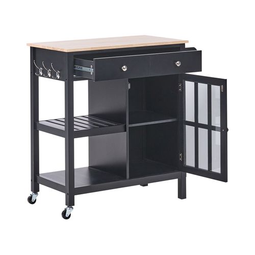 Chariot De Cuisine Genoa Noir