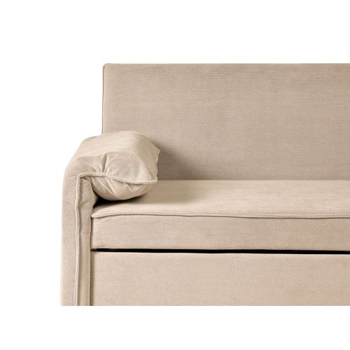 Canapé-lit Horma Tissu Marron Clair