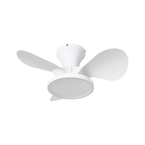 Ventilateur De Plafond Avec Lampe Punti Avec Télécommande LED Blanc
