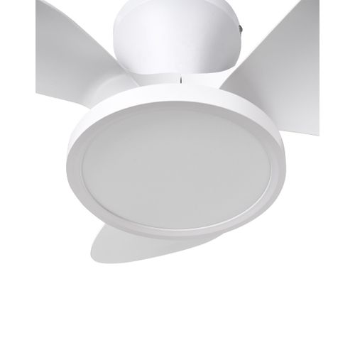 Ventilateur De Plafond Avec Lampe Punti Avec Télécommande LED Blanc