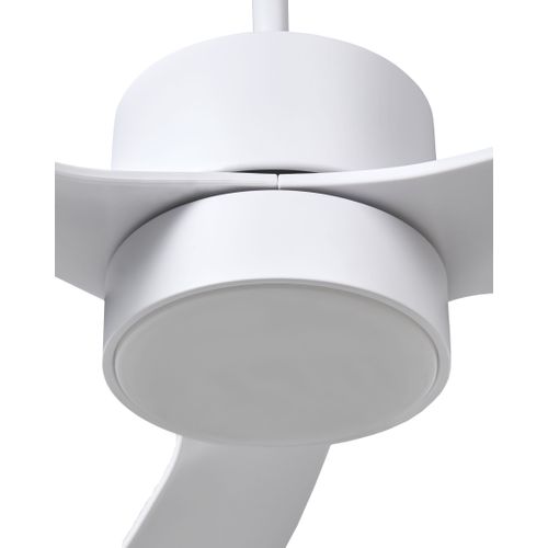 Ventilateur De Plafond Avec Lampe Praslin Avec Télécommande LED Blanc