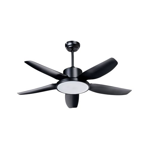 Ventilateur De Plafond Avec Lampe Louvet Avec Télécommande LED Noir