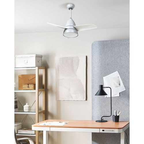 Ventilateur De Plafond Avec Lampe Strawberry Avec Télécommande LED Gris