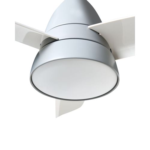 Ventilateur De Plafond Avec Lampe Strawberry Avec Télécommande LED Gris