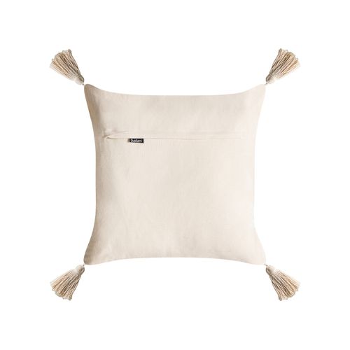 Lot De 2 Coussins Décoratifs Intsia Coton 30 X 50 Cm 45 X 45 Cm Beige Clair Motif De Noël