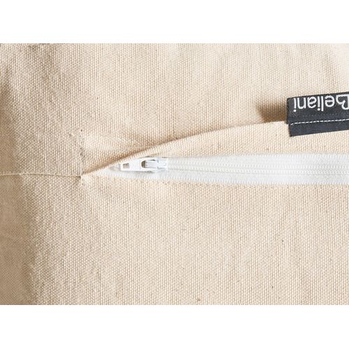 Lot De 2 Coussins Décoratifs Intsia Coton 30 X 50 Cm 45 X 45 Cm Beige Clair Motif De Noël