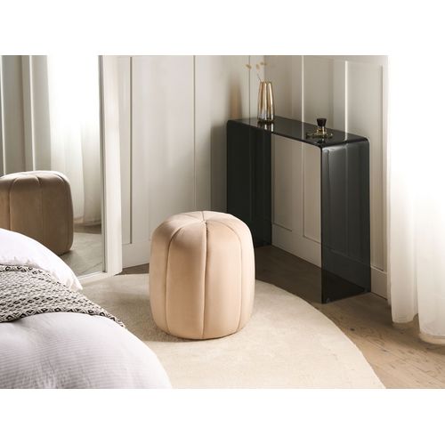 Pouf Selby Velours Beige