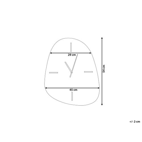 Horloge Murale Almansa  45 Cm Argenté