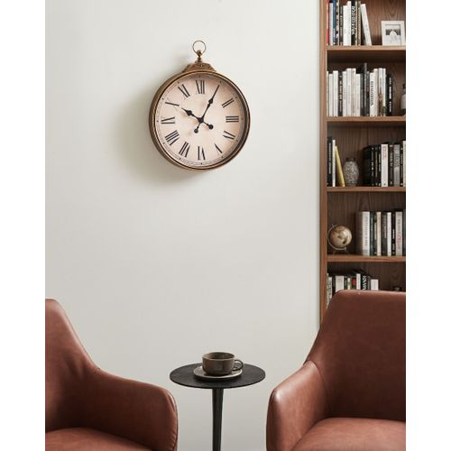 Horloge Murale Gandia 40 Cm Doré