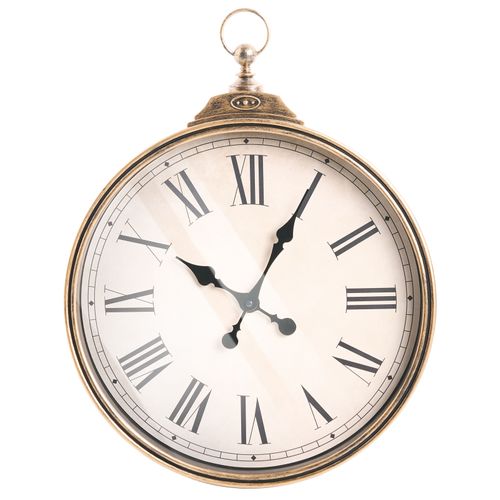 Horloge Murale Gandia 40 Cm Doré