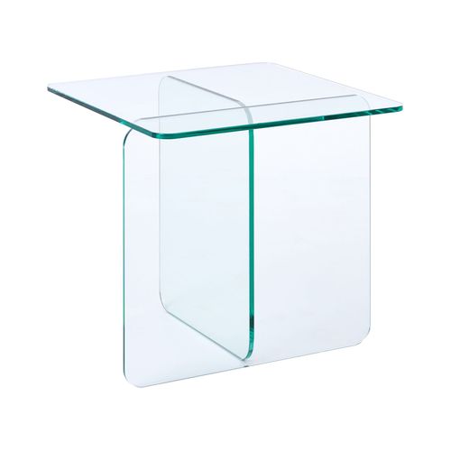 Table D'appoint Amisk Verre De Sécurité Transparent