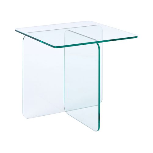 Table D'appoint Amisk Verre De Sécurité Transparent