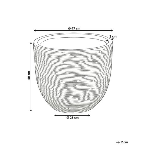 Cache-pot Lixouri 47 Cm Beige