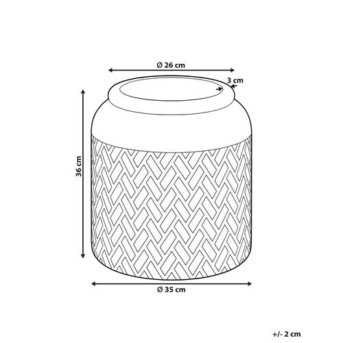 Cache-pot Gerakas 35 Cm Beige