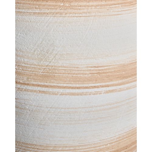 Vase à Fleurs Zervata 42 Cm Blanc Cassé