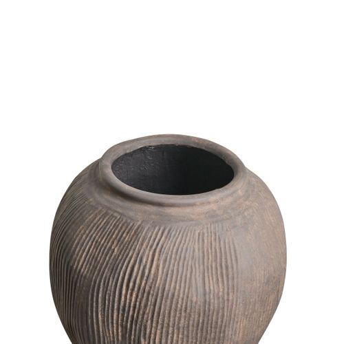 Vase à Fleurs Katerini 40 Cm Marron