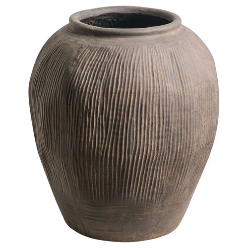 Vase à Fleurs Katerini 40 Cm Marron