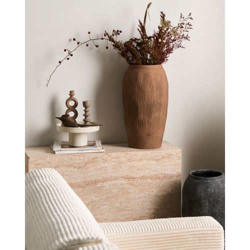 Vase à Fleurs Trikala 50 Cm Marron Clair