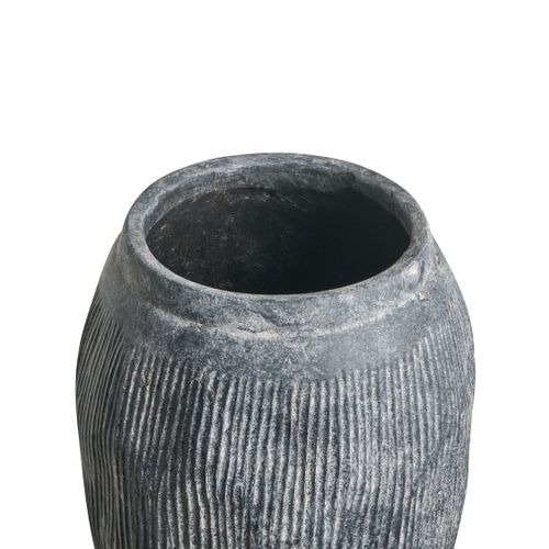 Vase à Fleurs Argino 50 Cm Gris