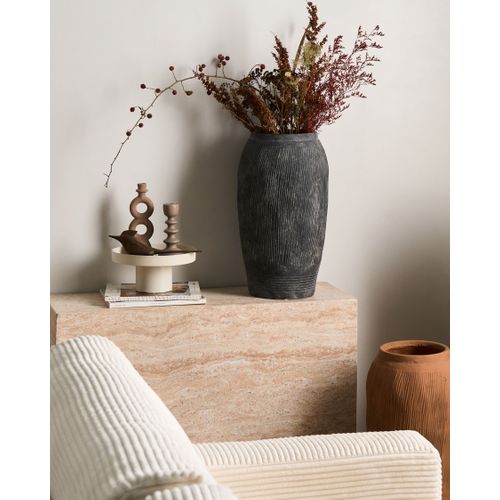 Vase à Fleurs Argino 50 Cm Gris