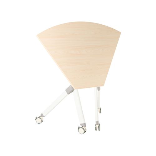 Module De Bureau D'angle Pliable Bendi Marron Clair 90 Cm 64 Cm