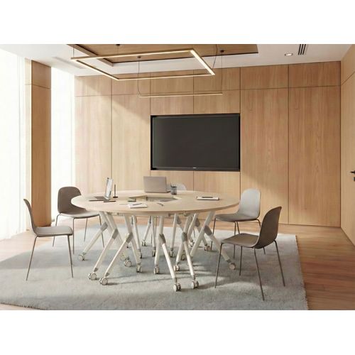 Module De Bureau D'angle Pliable Bendi Marron Clair 90 Cm 64 Cm