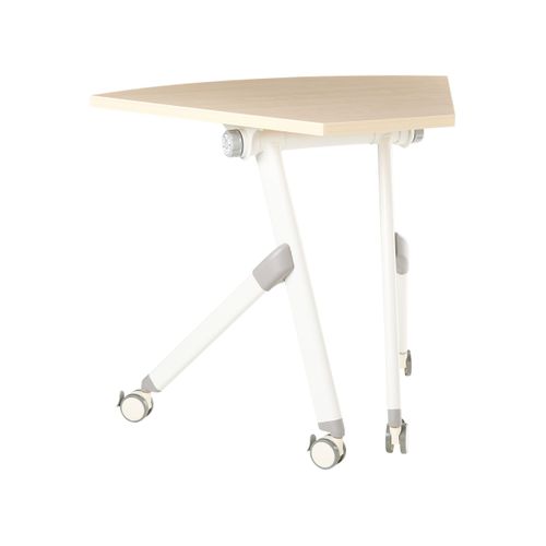 Module De Bureau D'angle Pliable Bendi Marron Clair 90 Cm 64 Cm