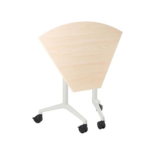 Module De Bureau D'angle Pliable Cavi Marron Clair 90 Cm 64 Cm
