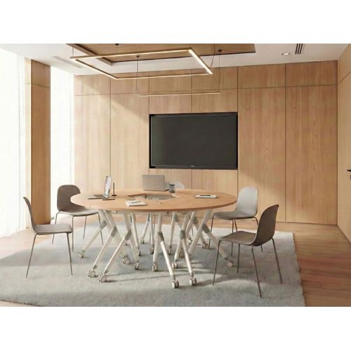 Module De Bureau D'angle Pliable Bendi Marron 90 Cm 64 Cm