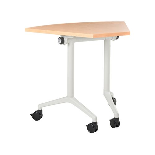 Module De Bureau D'angle Pliable Cavi Marron 90 Cm 64 Cm