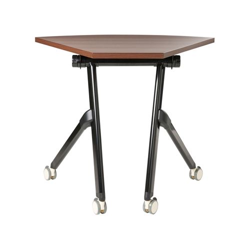 Module De Bureau D'angle Pliable Bendi Marron Foncé 90 Cm 64 Cm