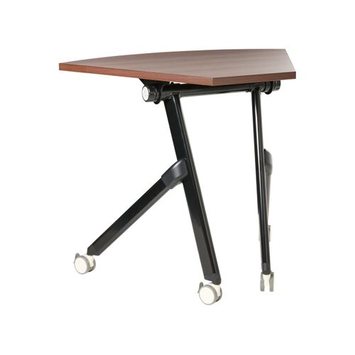 Module De Bureau D'angle Pliable Bendi Marron Foncé 90 Cm 64 Cm