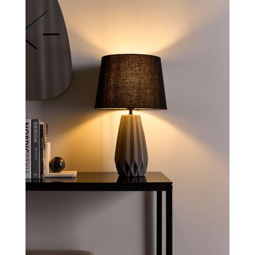 Lampe à Poser Montagua Céramique Gris