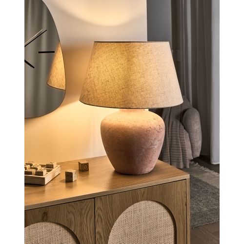 Lampe à Poser Barton Céramique Marron