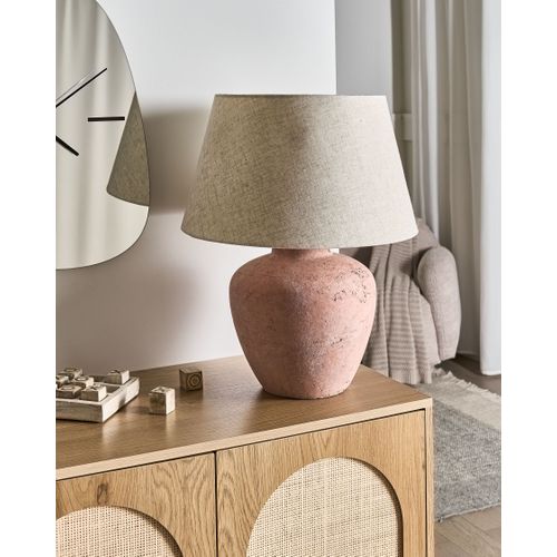 Lampe à Poser Barton Céramique Marron