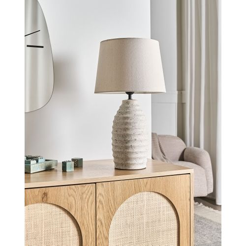 Lampe à Poser Billy Céramique Blanc Cassé