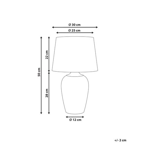 Lampe à Poser Jinny Céramique Blanc