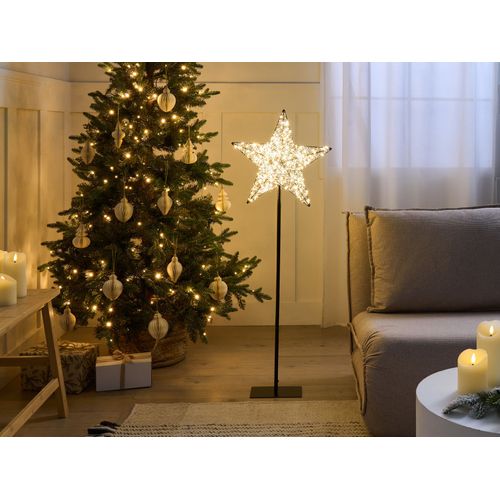 Décoration Extérieure LED Sannan Étoile 110 Cm Noir
