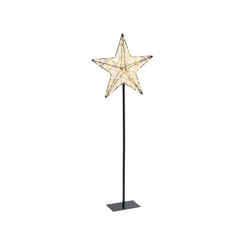 Décoration Extérieure LED Sannan Étoile 110 Cm Noir