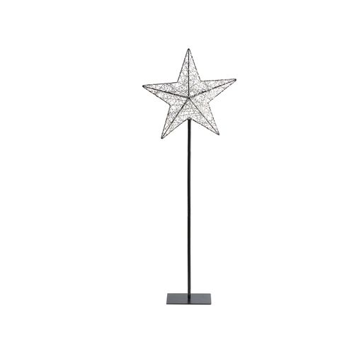 Décoration Extérieure LED Sannan Étoile 110 Cm Noir