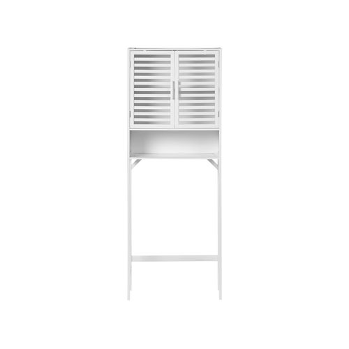 Meuble Haut Okarche Bambou 63 Cm Blanc