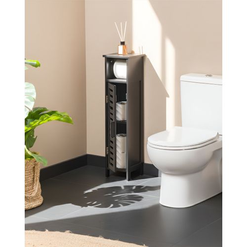 Etagère à Papier Toilette Olathe Bambou Noir