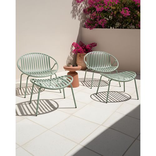 Lot De 2 Chaises De Jardin Casperia Vert