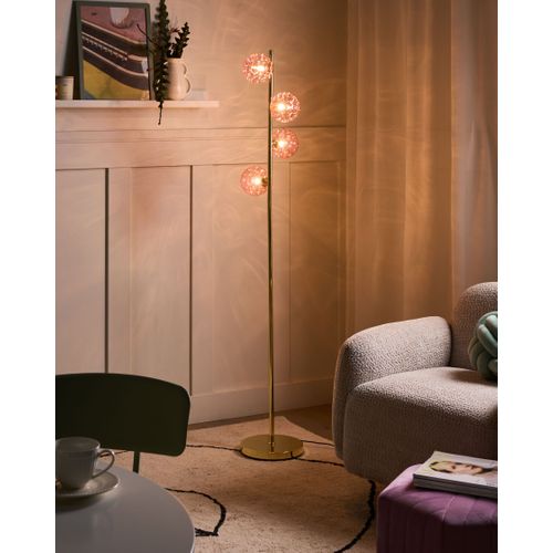 Lampadaire Anadyr Verre Rose