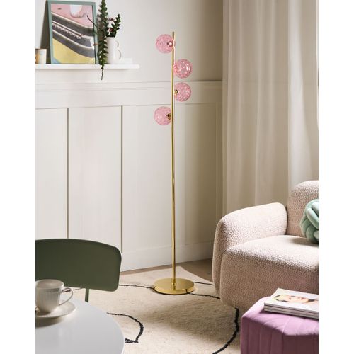 Lampadaire Anadyr Verre Rose