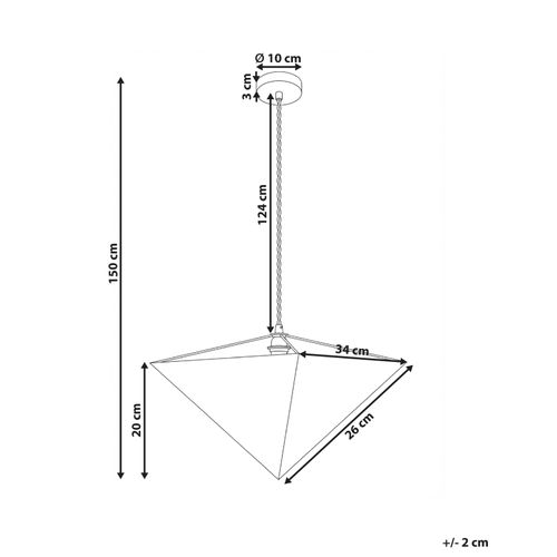Lampe Suspension Dudo Beige