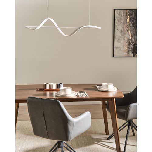 Lampe LED Suspendue Khutti Avec Variateur Métal Blanc